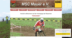 Desktop Screenshot of msc-mauer.de