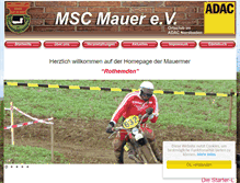 Tablet Screenshot of msc-mauer.de